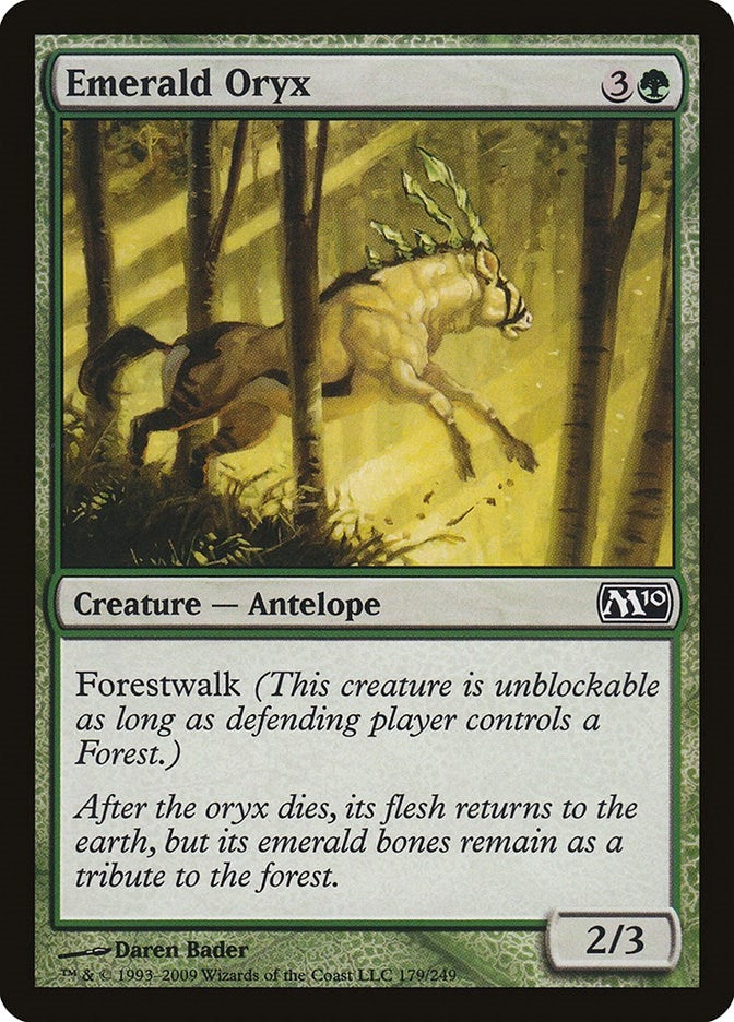 Image for Emerald Oryx (179) [Magic 2010 (M10)] - Magic: The Gathering