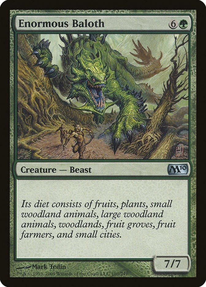 Image for Enormous Baloth (180) [Magic 2010 (M10)] - Magic: The Gathering