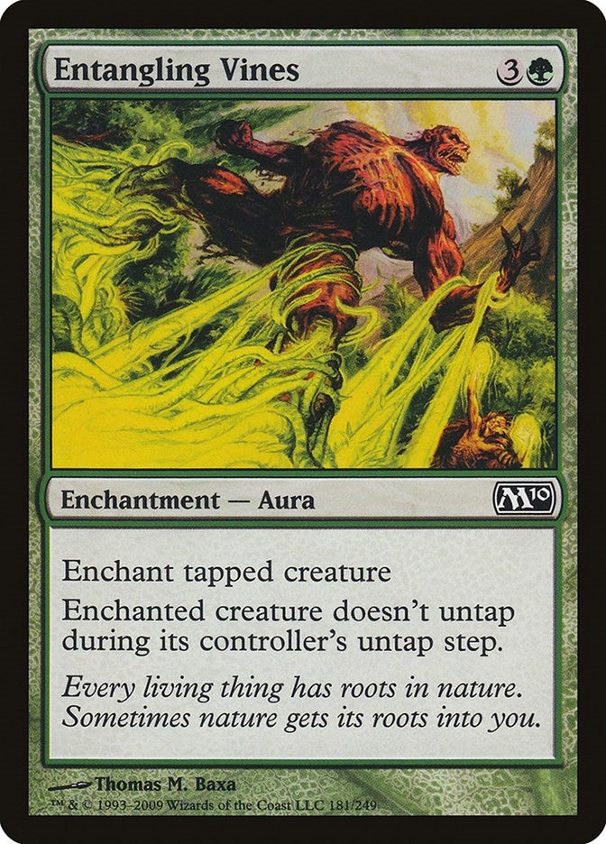 Image for Entangling Vines (181) [Magic 2010 (M10)] - Magic: The Gathering