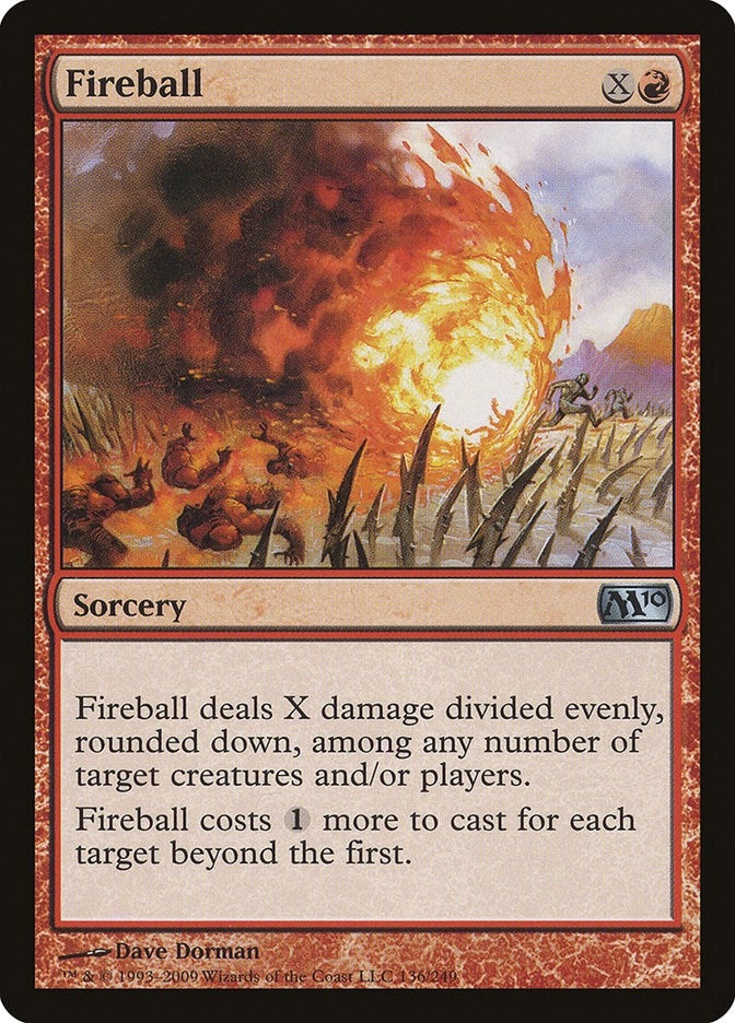 Image for Fireball (136) [Magic 2010 (M10)] - Magic: The Gathering