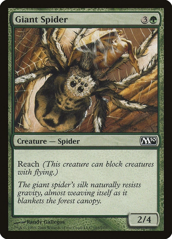 Image for Giant Spider (185) [Magic 2010 (M10)] - Magic: The Gathering