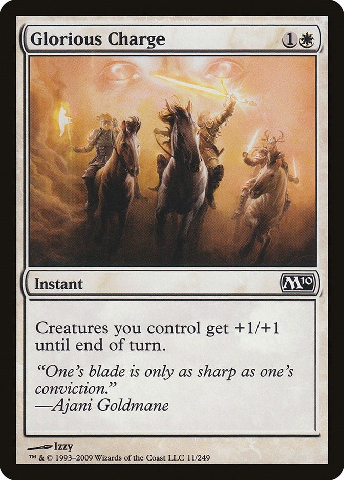 Image for Glorious Charge (11) [Magic 2010 (M10)] - Magic: The Gathering