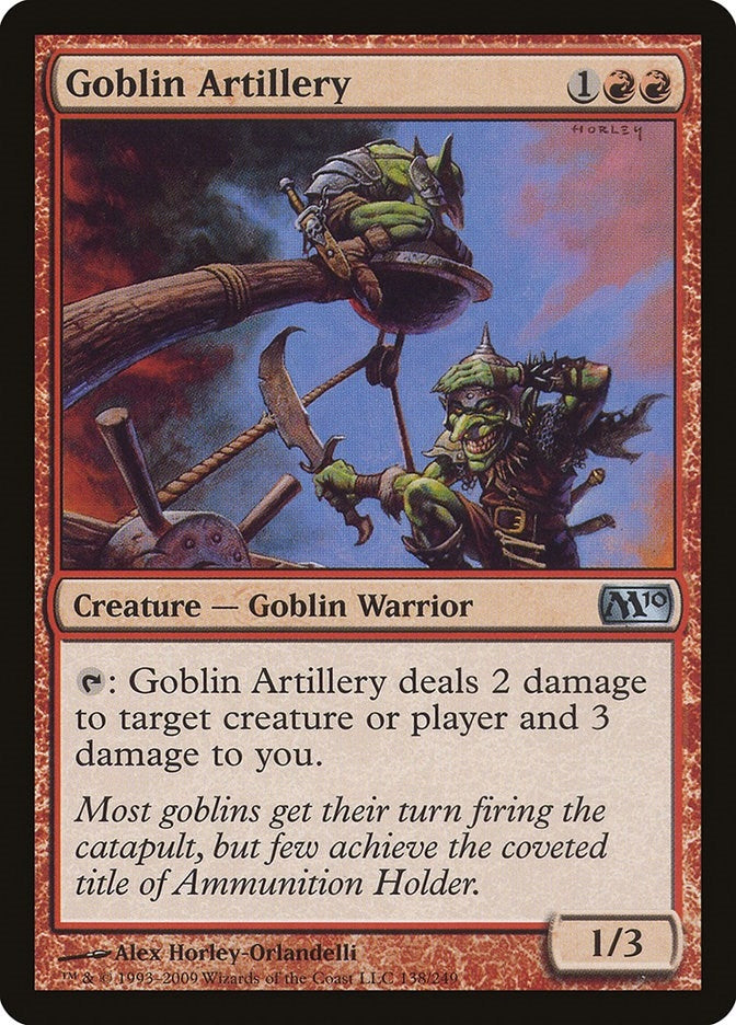 Image for Goblin Artillery (138) [Magic 2010 (M10)] - Magic: The Gathering