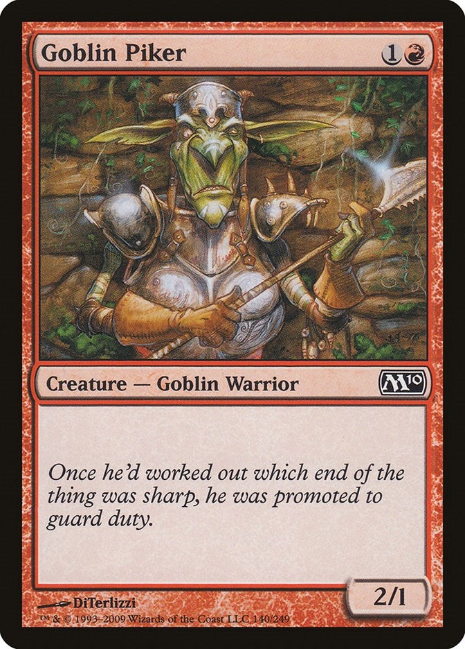 Image for Goblin Piker (140) [Magic 2010 (M10)] - Magic: The Gathering