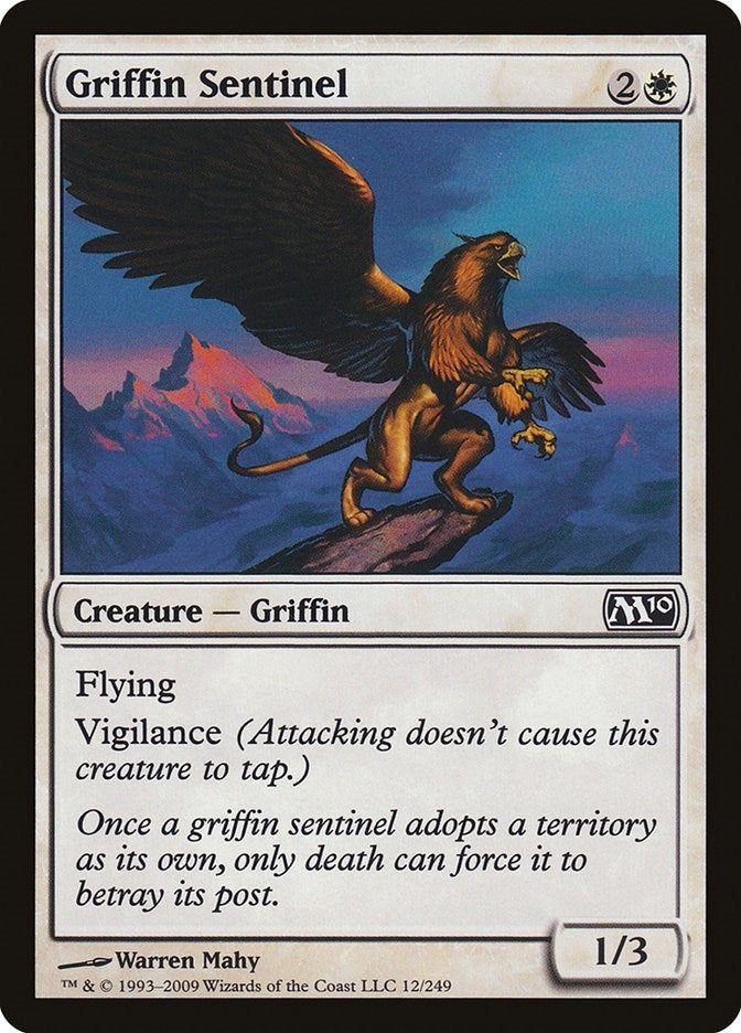 Image for Griffin Sentinel (12) [Magic 2010 (M10)] - Magic: The Gathering