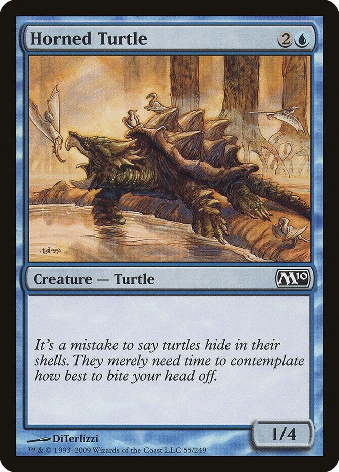 Image for Horned Turtle (55) [Magic 2010 (M10)] - Magic: The Gathering