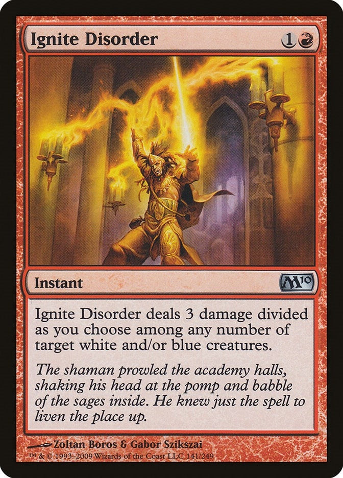 Image for Ignite Disorder (141) [Magic 2010 (M10)] - Magic: The Gathering