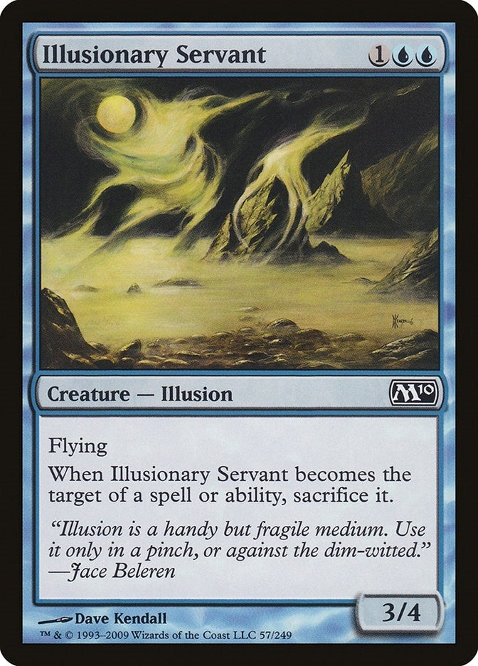 Image for Illusionary Servant (57) [Magic 2010 (M10)] - Magic: The Gathering