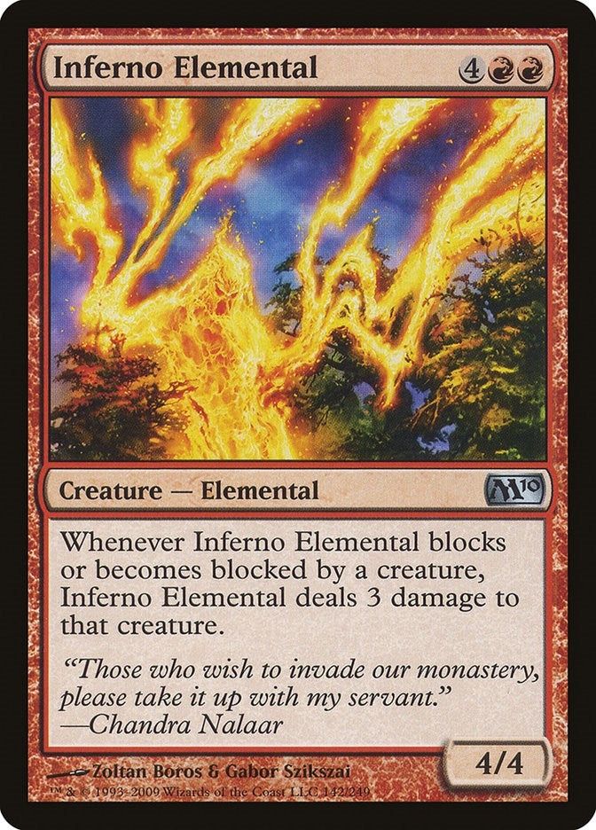 Image for Inferno Elemental (142) [Magic 2010 (M10)] - Magic: The Gathering