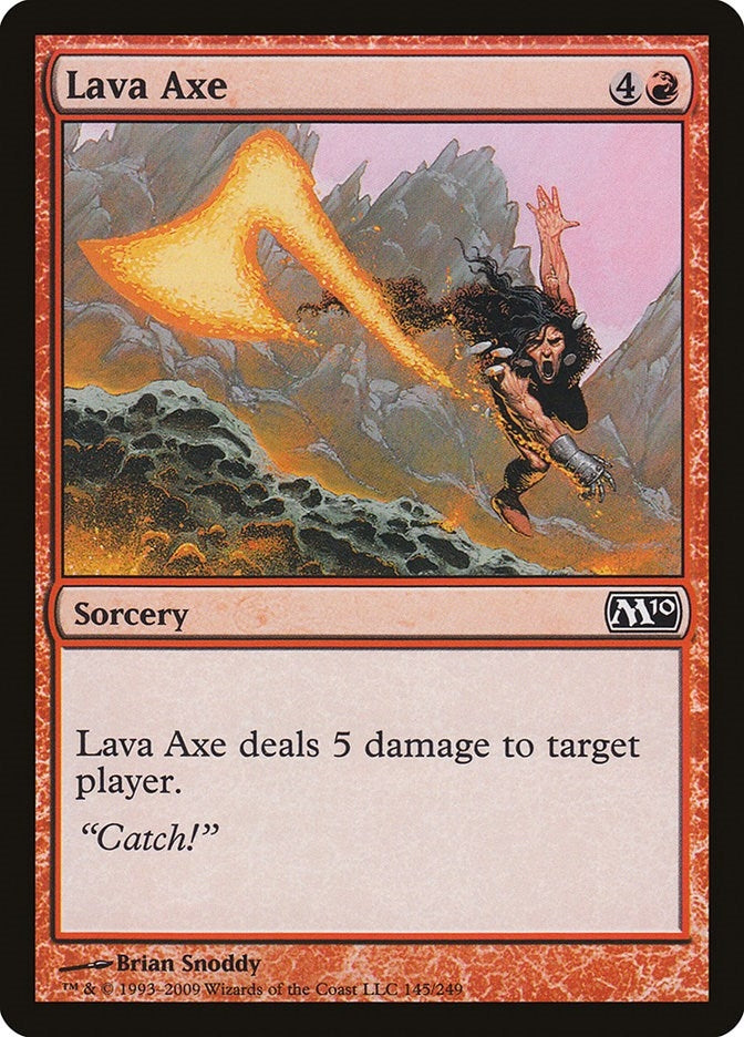 Image for Lava Axe (145) [Magic 2010 (M10)] - Magic: The Gathering