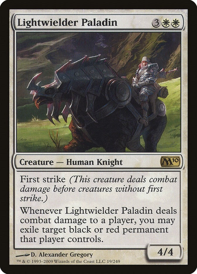 Image for Lightwielder Paladin (19) [Magic 2010 (M10)] - Magic: The Gathering