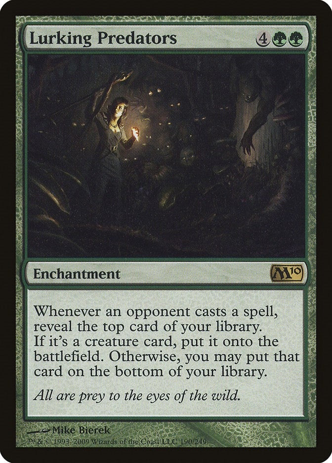 Image for Lurking Predators (190) [Magic 2010 (M10)] - Magic: The Gathering