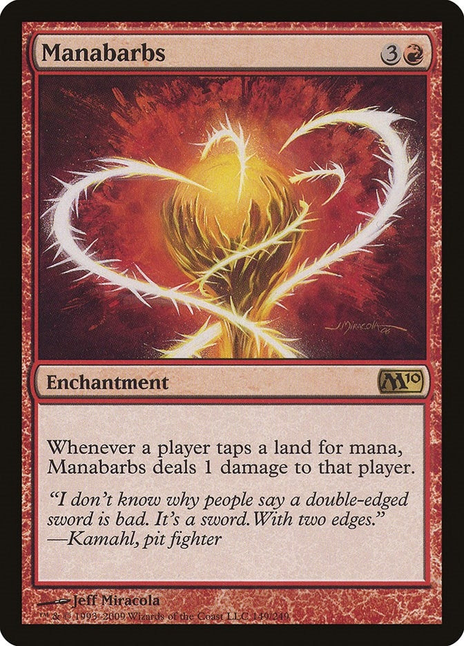 Image for Manabarbs (149) [Magic 2010 (M10)] - Magic: The Gathering