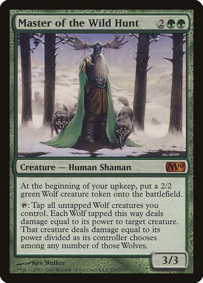 Image for Master of the Wild Hunt (191) [Magic 2010 (M10)] - Magic: The Gathering