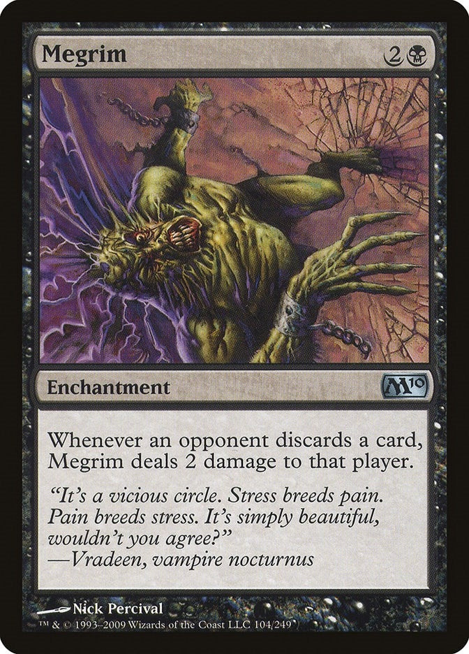 Image for Megrim (104) [Magic 2010 (M10)] - Magic: The Gathering