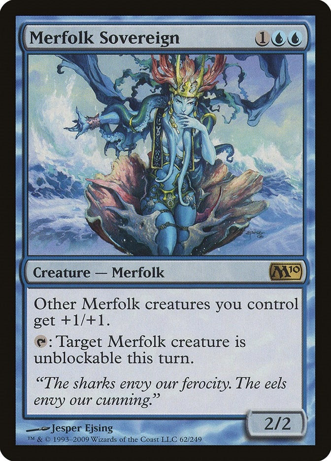 Image for Merfolk Sovereign (62) [Magic 2010 (M10)] - Magic: The Gathering