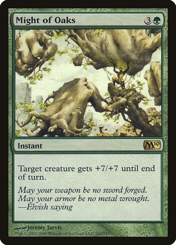 Image for Might of Oaks (192) [Magic 2010 (M10)] - Magic: The Gathering