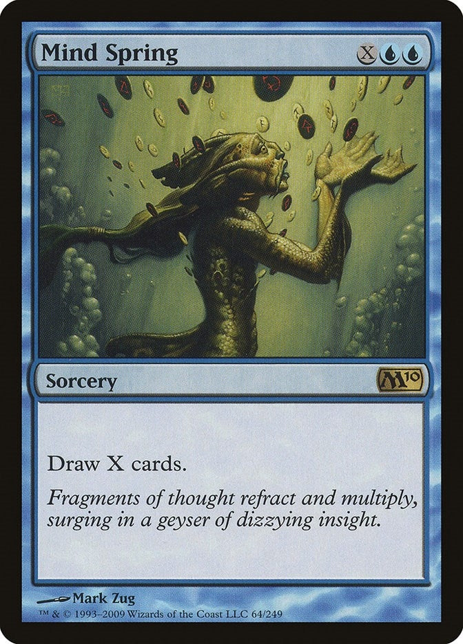Image for Mind Spring (64) [Magic 2010 (M10)] - Magic: The Gathering