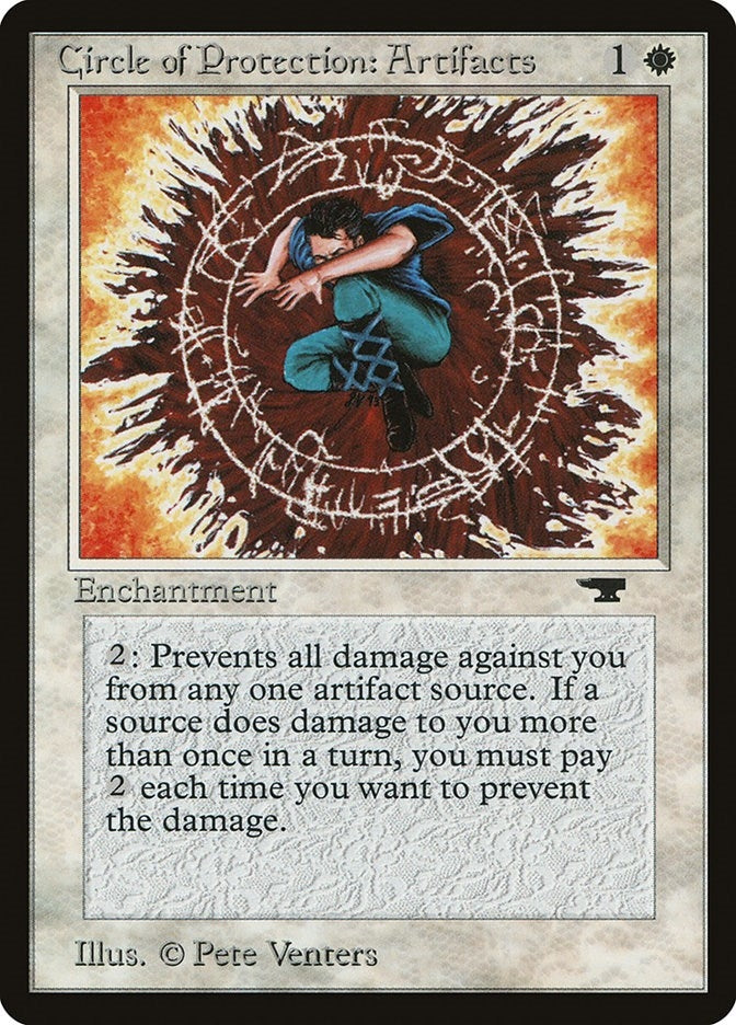 Image for Circle of Protection: Artifacts [Antiquities] - Magic: The Gathering