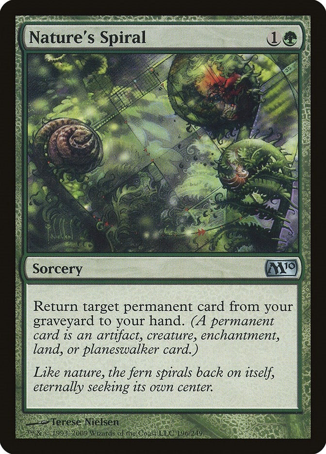 Image for Nature's Spiral (196) [Magic 2010 (M10)] - Magic: The Gathering