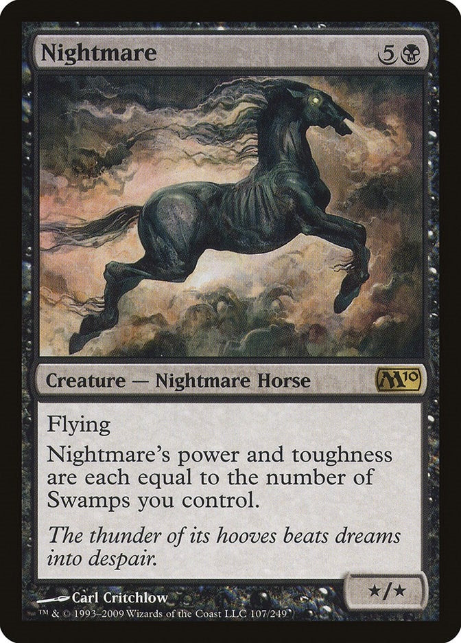 Image for Nightmare (107) [Magic 2010 (M10)] - Magic: The Gathering