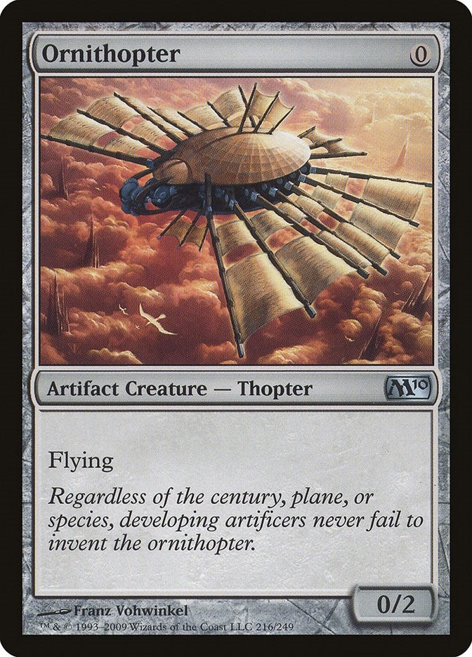 Image for Ornithopter (216) [Magic 2010 (M10)] - Magic: The Gathering