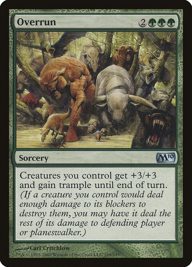 Image for Overrun (198) [Magic 2010 (M10)] - Magic: The Gathering