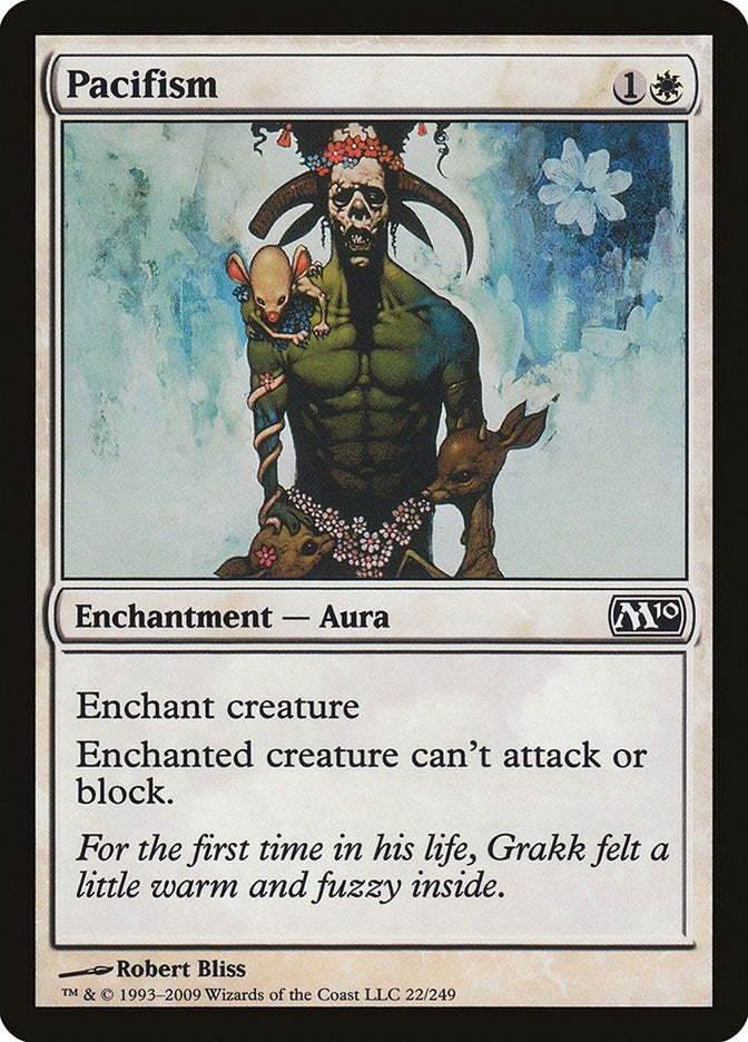 Image for Pacifism (22) [Magic 2010 (M10)] - Magic: The Gathering