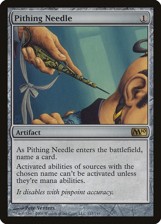 Image for Pithing Needle (217) [Magic 2010 (M10)] - Magic: The Gathering