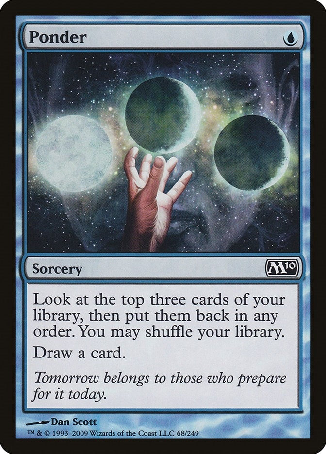 Image for Ponder (68) [Magic 2010 (M10)] - Magic: The Gathering