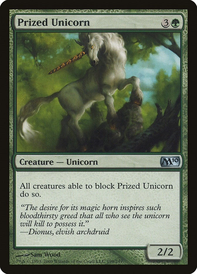 Image for Prized Unicorn (199) [Magic 2010 (M10)] - Magic: The Gathering