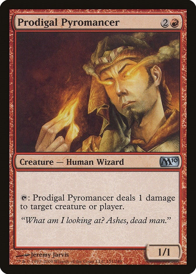 Image for Prodigal Pyromancer (151) [Magic 2010 (M10)] - Magic: The Gathering