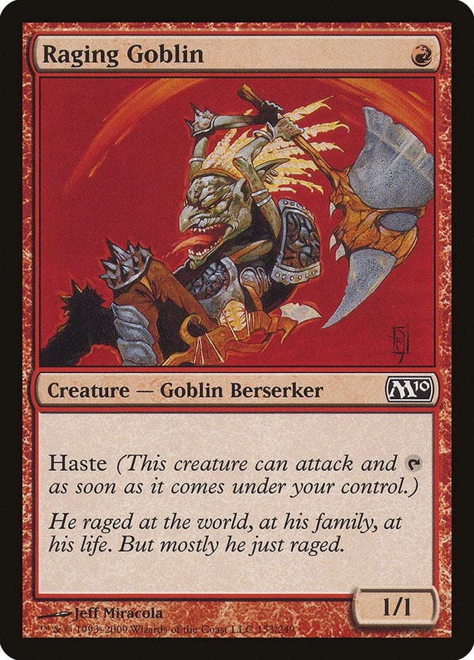 Image for Raging Goblin (153) [Magic 2010 (M10)] - Magic: The Gathering