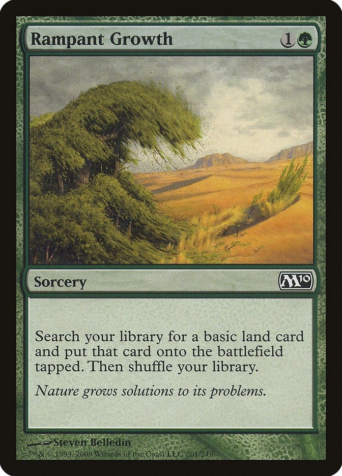 Image for Rampant Growth (201) [Magic 2010 (M10)] - Magic: The Gathering