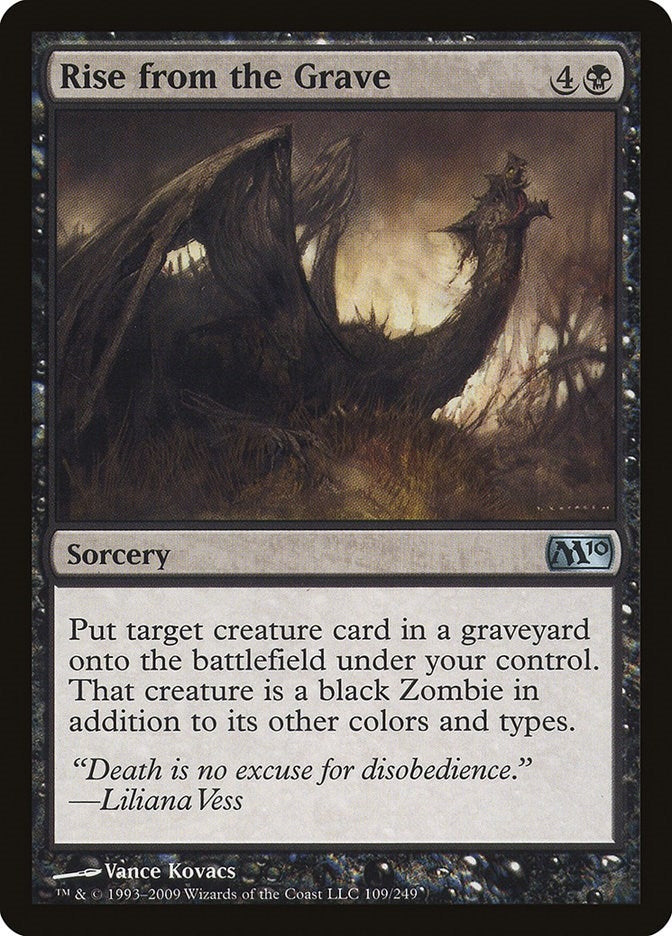 Image for Rise from the Grave (109) [Magic 2010 (M10)] - Magic: The Gathering