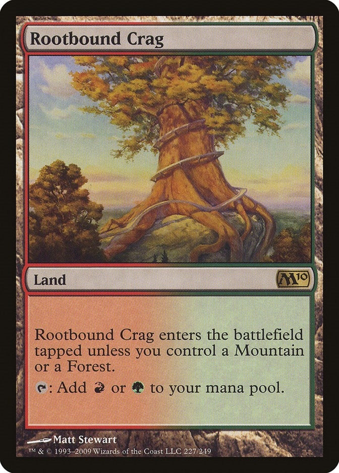 Image for Rootbound Crag (227) [Magic 2010 (M10)] - Magic: The Gathering