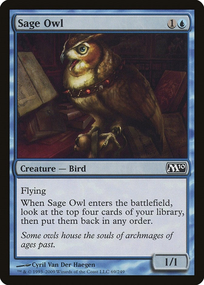 Image for Sage Owl (69) [Magic 2010 (M10)] - Magic: The Gathering