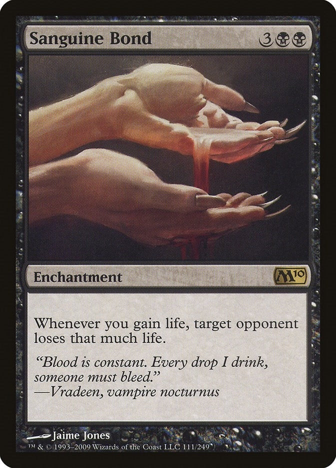 Image for Sanguine Bond (111) [Magic 2010 (M10)] - Magic: The Gathering