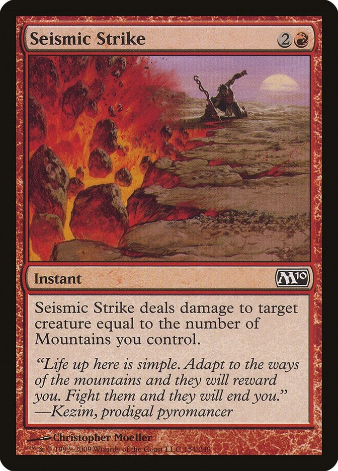 Image for Seismic Strike (154) [Magic 2010 (M10)] - Magic: The Gathering