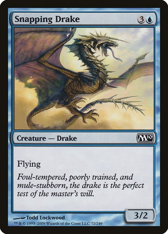 Image for Snapping Drake (72) [Magic 2010 (M10)] - Magic: The Gathering