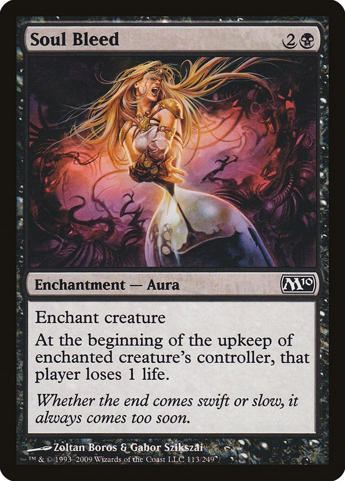 Image for Soul Bleed (113) [Magic 2010 (M10)] - Magic: The Gathering