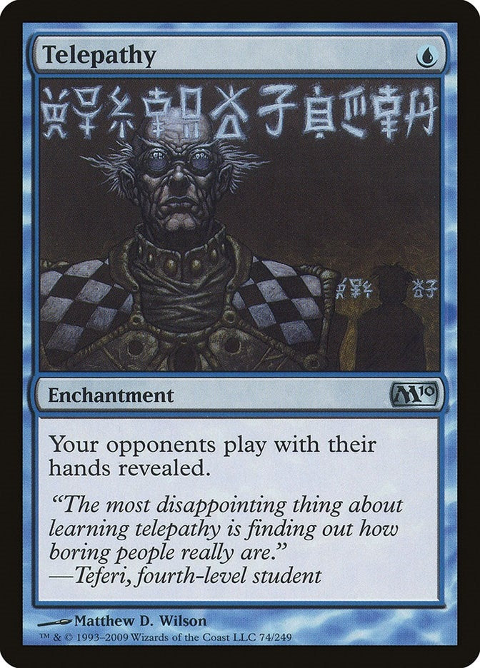 Image for Telepathy (74) [Magic 2010 (M10)] - Magic: The Gathering