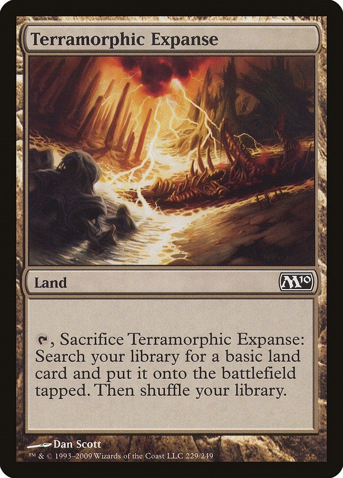 Image for Terramorphic Expanse (229) [Magic 2010 (M10)] - Magic: The Gathering