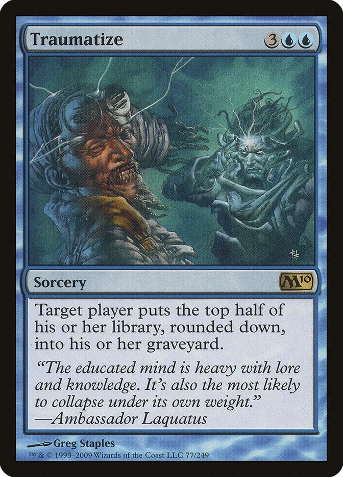 Image for Traumatize (77) [Magic 2010 (M10)] - Magic: The Gathering