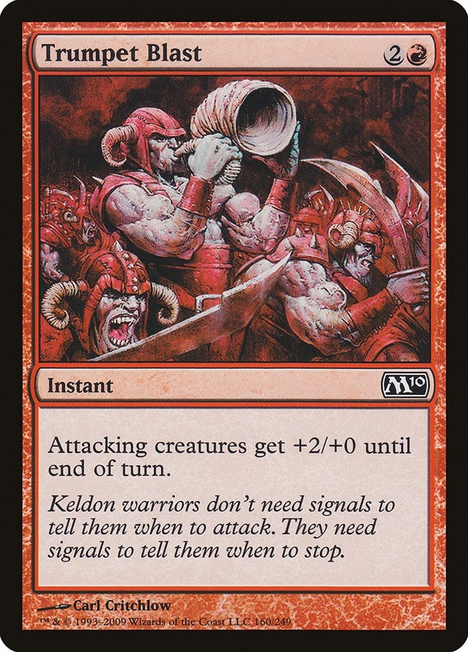 Image for Trumpet Blast (160) [Magic 2010 (M10)] - Magic: The Gathering