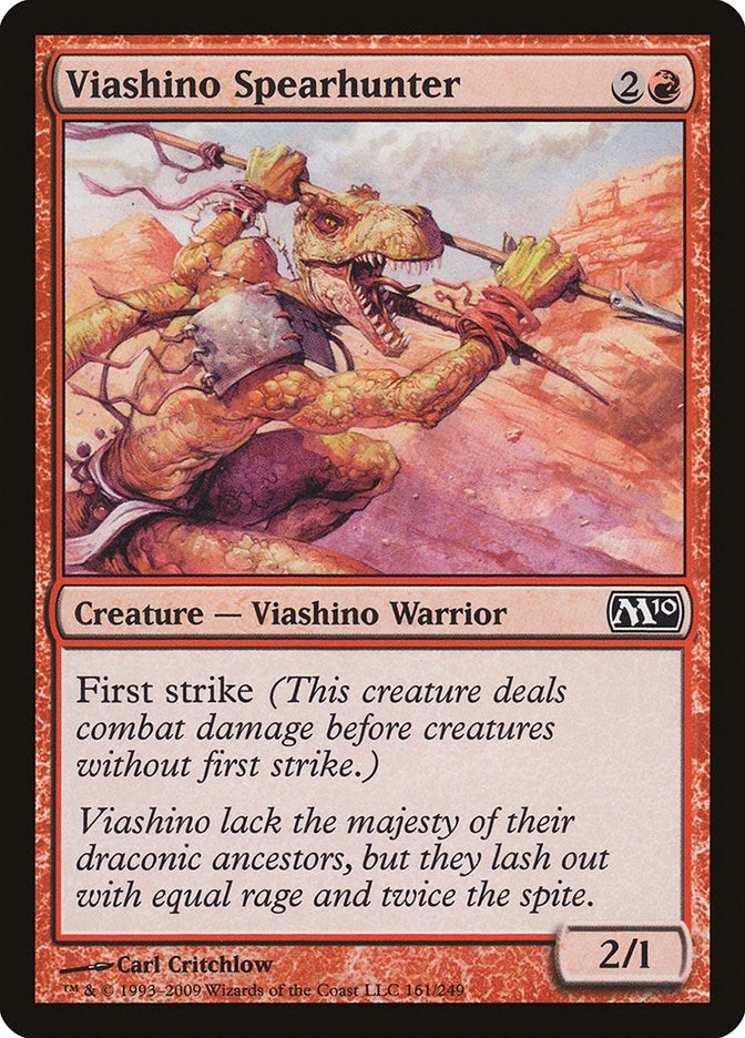 Image for Viashino Spearhunter (161) [Magic 2010 (M10)] - Magic: The Gathering