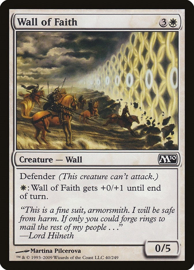 Image for Wall of Faith (40) [Magic 2010 (M10)] - Magic: The Gathering