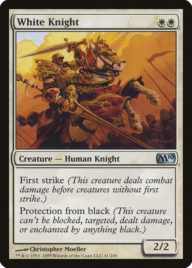 Image for White Knight (41) [Magic 2010 (M10)] - Magic: The Gathering