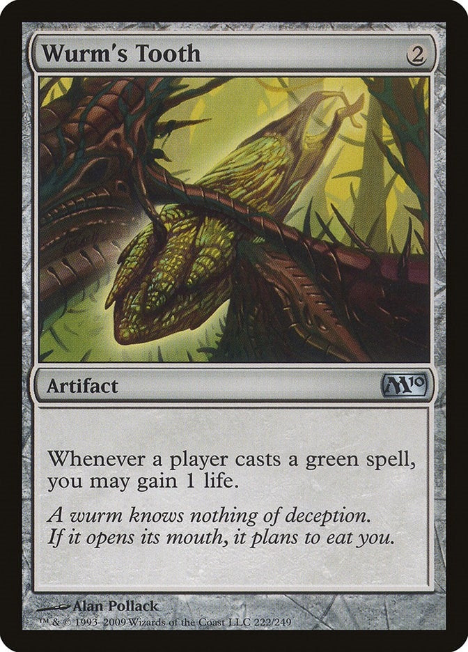 Image for Wurm's Tooth (222) [Magic 2010 (M10)] - Magic: The Gathering