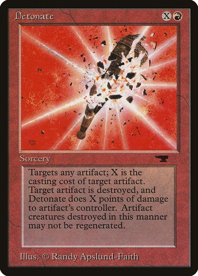 Image for Detonate [Antiquities] - Magic: The Gathering